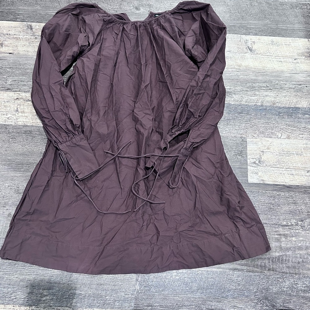 ASOS Maternity brown Long Sleeve Dress